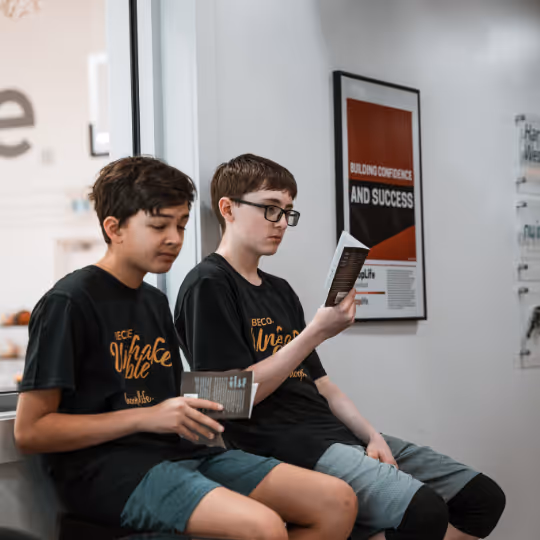 Kids reading their bibles